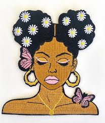 Fly Girl Patch 4” in Size Iron