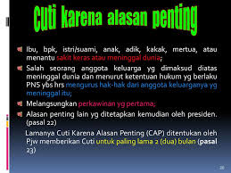 Apr 13, 2021 · pengelola data kepegawaian melakukan check list kelengkapan dan verifikasi berkas entry data kelengkapan ke system informasi cuti, membuat draff surat pengantar; 34 Pendma Kab Mojokerto Contoh Surat Izin Cuti Karena Alasan Penting Haji Surat Izin Cuti Karena Alasan Penting