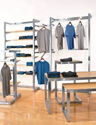 Hangerjack foldable hanger storage system for clothes and laundry, closet organizer, garage and ladder storage, tool and extension cords, and bike rack. Clothing Racks Store Fixtures And Retail Supplies