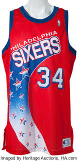 Mitchell & ness philadelphia 76ers allen iverson 1996 alternate swingman jersey. Circa 1991 Charles Barkley Game Worn Philadelphia 76ers Jersey Lot 82478 Heritage Auctions
