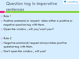 Choose from 259 different sets of flashcards about imperative sentence on quizlet. Ssc Exams Question Tag Imperative Sentences Offered By Unacademy