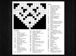 Custom Crossword Perfect For Save The Date Or Favour Etsy Crossword Custom Wedding Programs