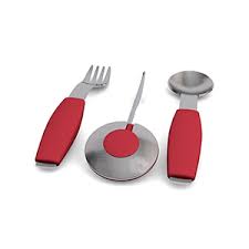 Ornamin Set De Couverts Lot De 3 Noir Modele 980 Couvert Ergonomique Aide A Manger Vaisselle Ergonomique Amazon Fr Hygiasne Et Soins Du Corps