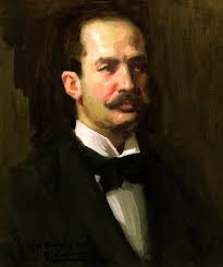 Alejandro Cabeza José María Gabriel y Galán, 2019, 46×55 cm: Description of  the artwork