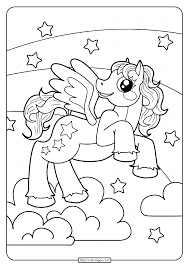 Your child will love coloring his favorite zoo animals. Printable Pony Coloring Pages