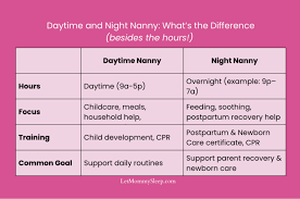 Daytime Nanny and A Night Nurse: Unique Differences -