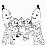 The spruce / ashley deleon nicole these free pumpkin coloring pages will be sna. Bananas In Pyjamas Coloring Pages