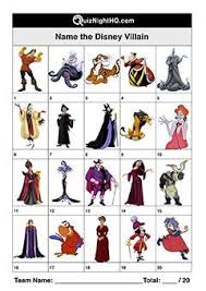 Whether you have a science buff or a harry potter fa. Name The Disney Characters Game