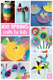 Open ended creative spring paper craft for kids. 100 Gorgeous And Easy Spring Crafts Kids Will Love