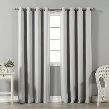 Gray And Light Blue Curtains Wayfair