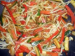 Nouilles De Riz Sautees Aux Legumes Recette Riz Saute Nouilles De Riz Recette De Nouille