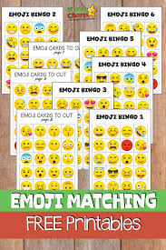 Free printable toddler feelings chart for toddlers and. Free Emoji Bingo Game For Kids