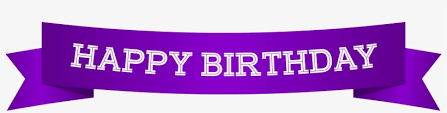Birthday bunch of yellow roses in a purple vase in front of window. Happy Birthday Banner Purple Png Clip Art Image Happy Birthday Banner Purple Free Transparent Png Download Pngkey