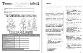Estamos interesados en hacer de este libro libro de 5 grado de historia contestado uno de los libros destacados porque este libro tiene cosas interesantes y puede ser útil para la mayoría de las personas. Examen Del Sexto Grado Del Cuarto Bloque Del Ciclo Escolar 2017 2018 Educacion Primaria
