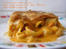 Tourte Aux Fruits De Mer Loup Sauce Crustaces De Chez Picard Pate Feuilletee Maison Plat Pate Feuilletee Maison Tourte Aux Fruits De Mer Aperitif Dinatoire