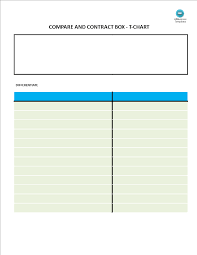 Box And T Chart Template Templates At Allbusinesstemplates