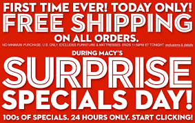 Macy S Com Free Shipping On All Orders Including Clearance Extra 20 Off Select Items Ceploitips Macys First Time 20 Off