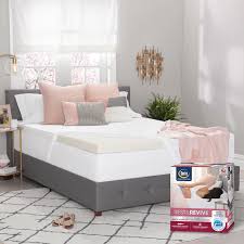 Serta Rest Revive 3 Inch Luracor Foam Back Support Mattress Topper Memory Foam Mattress Topper Foam Mattress Topper Mattress