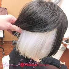 Menu White Triple Color 18000 Duration 6h Hana Color Duration Hana Color Duration Han Underdye Hair Hair Color Streaks Hair Color Underneath