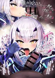 hiiro h, melusine (fate), melusine (first ascension) (fate), fate grand  order, fate (series), commentary request, highres, translation request,  1boy, 1girl, :>=, armor, bar censor, blush, brown eyes, burp, censored,  cum, cum in mouth,