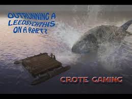 The pteranodon lands occasionally to scavenge for food. Outrunning A Leedsichthys On A Vanilla Raft Youtube