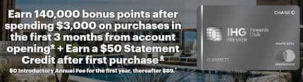 Oct 05, 2020 · editor's note: Expired Chase Ihg Premier 140 000 Points 50 Signup Bonus With 3 000 Spend Af Waived Ends 1 13 21 Doctor Of Credit