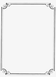 Hand drawn line border set.seamless pattern, ornament, ribbon.colored doodle decor.for decorating greeting card, design template, invitations, holiday, baby design.vector. Flower Border Line Design Clipart Best Clipgoo Top Invitation Border Designs Png 972x1274 Png Download Pngkit