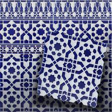 Handbemalte fliesen , kunstobjekte, guter zustand, größe ca. Mosaikfliese Arabesco Blau Maurische Spanische Orient Wandfliese