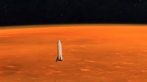 Night, stars, rocket, spaceship, spacex, starship mk1. Human Mars Wallpaper