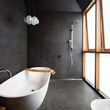 Sensational bathrooms with natural timeless elegance. Top 60 Best Black Bathroom Ideas Dark Interior Designs