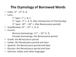 Etymology, the history of a word or word element, including its origins and derivation. Etymology Of The English Word Stock Ppt Video Online Download