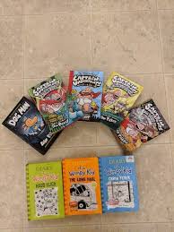 1 Dog Man Book 4 Captain Underpants Books And 3 Wimpy Kid Books Wimpy Kid Books Wimpy Kid My Little Pony Movie