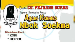 Alamat pt bintang sukses energi. Lowongan Kerja Ayam Kremes Mbok Soekma Lokercirebon Info