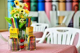 Enzo S Crayon Themed Party 1st Birthday Crayola Birthday Party Party Themes 1st Birthday Parties