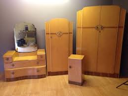 Art Deco Maple Bedroom Suite Very Nice Condition Good Quality Bedroom Furniture Quality Bedroom Furniture Master Bedroom Art Art Deco Room