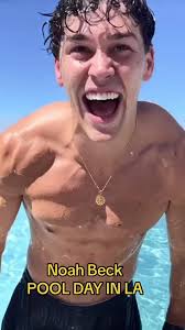 Noah Beck in Pool
