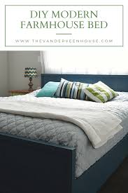Dec 17, 2020 · this diy wooden headboard project from ana white uses reclaimed or new wood to create a headboard for any size of bed, including twin, double, queen, and king. How To Build A Diy Modern Farmhouse Bed For Less Than 100 The Vanderveen House