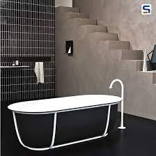 19 stunning ideas for wood like ceramic tile in bathroom. Patricia Urquiolas Unique Bathroom Designs