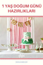 1 Yas Dogum Gunu Hazirliklari Listesi Ve Malzemeleri Dogum Gunu Dogum Gunu Tasarim Parti Fikirleri