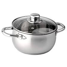 Stockpot Small Size Multi Ply Clad With 18 10 Stainless Steel Pan With Handles And Glass Lid 2 5 Quart Stainless Steel Pans 10 Things Stainless