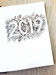 Black And White Bullet Journal Theme A Minimalist Black And White Reversed Floral Illustration For My 2019 Cover Bujo Bul Bullet Journal Inspiration January Bullet Journal Bullet Journal Themes