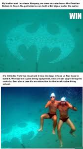 Bored Create A Bat Signal Underwater Funny Pictures Funny Fun Facts