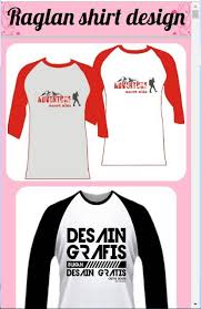 Jika pada lengan pendek panjang lengan hanya sebatas tidak melebihi siku, maka untuk kaos oblong. Desain Kaos Raglan For Android Apk Download