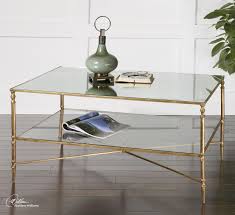 Uttermost Henzler 37 75 X 28 Rectangular Mirrored Glass Coffee Table 24276 Mirrored Coffee Tables Coffee Table Coffee Table With Storage