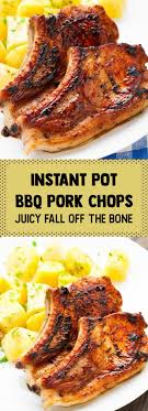 Serve the instant pot pulled pork with a simple coleslaw salad and hawaiian rolls to make bbq shredded pork sliders! Instant Pot Bbq Pork Chops Juicy Fall Off The Bone Quick And Easy Instant Pot Pork Chops Easy Pork Chop Recipes Pork Chops Instant Pot Recipe Bbq Pork Chops