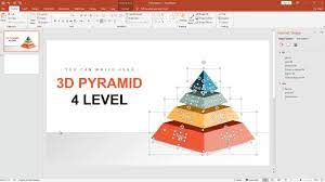Slideclips are mini video clips. How To Create 3d Pyramid Chart In Powerpoint Presentation Youtube