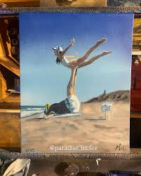 When two buds meet up in heaven. Rip Capone and Dexter 🙏. #commission  #alldogsgotoheaven #art #love #create