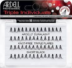 Use more for a full look, less for just some accents or to simply fill in gaps. Ardell Duralash Knot Free Triple Flares Individual Lashes Short 65694 Ardell Duralash Naturals Individual Lashes Madame Madeline Lashes