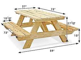 Outsunny 6' wooden outdoor folding patio camping picnic table set with bench. Picnic Table Theconcinnitygroup Com Wooden Table Diy Diy Picnic Table Wooden Picnic Tables