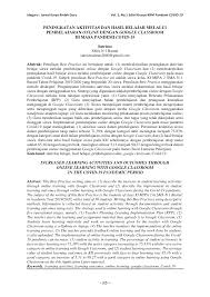 Kemudian di sumenep, jawa timur, yang berada pada zona oranye, namun untuk jenjang sma telah melakukan pembelajaran tatap muka di sekolah. Https Jurnal Dikpora Jogjaprov Go Id Index Php Jurnalideguru Article Download 151 162